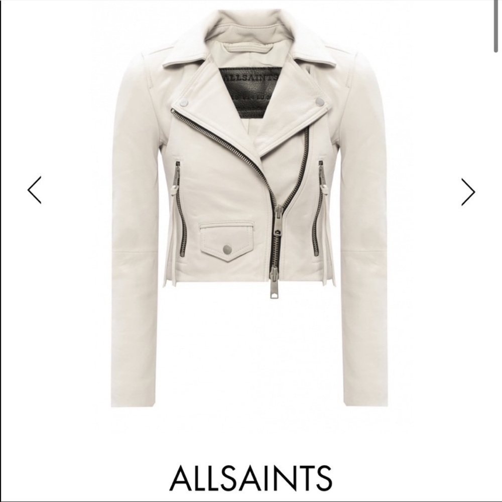 ALLSAINTS ‘ELORA’ BIKER JACKET’ size 6